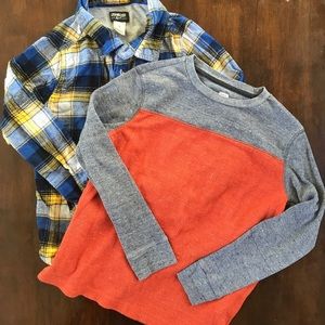 Boy long sleeved shirt bundle